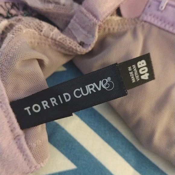 Torrid Purple Patterned Bra - Picture 11 of 13